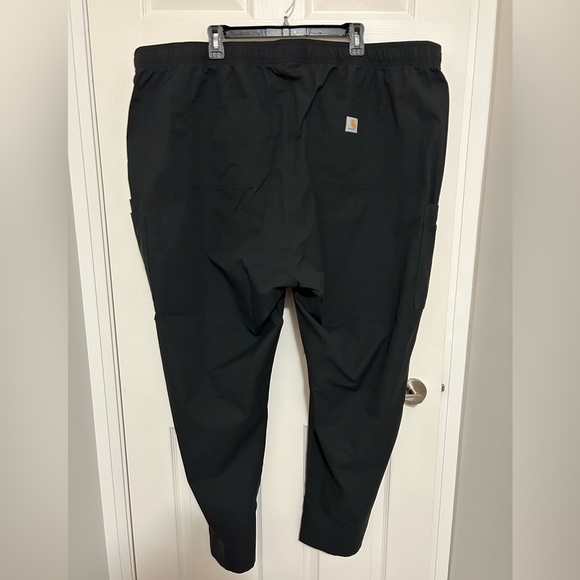 Carhartt force black flex straight leg utility cargo scrubs pants workwear 4XL - Picture 6 of 12